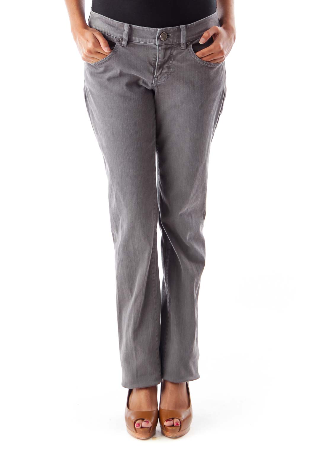 Elie Tahari Denim Fit & Flare Pant