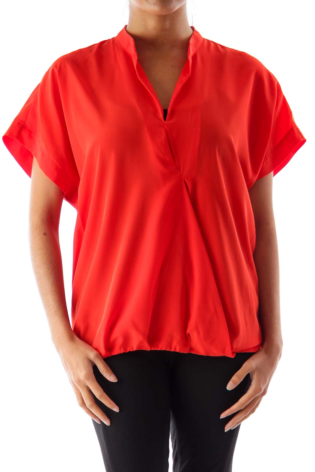 Red Loose Shirt Front