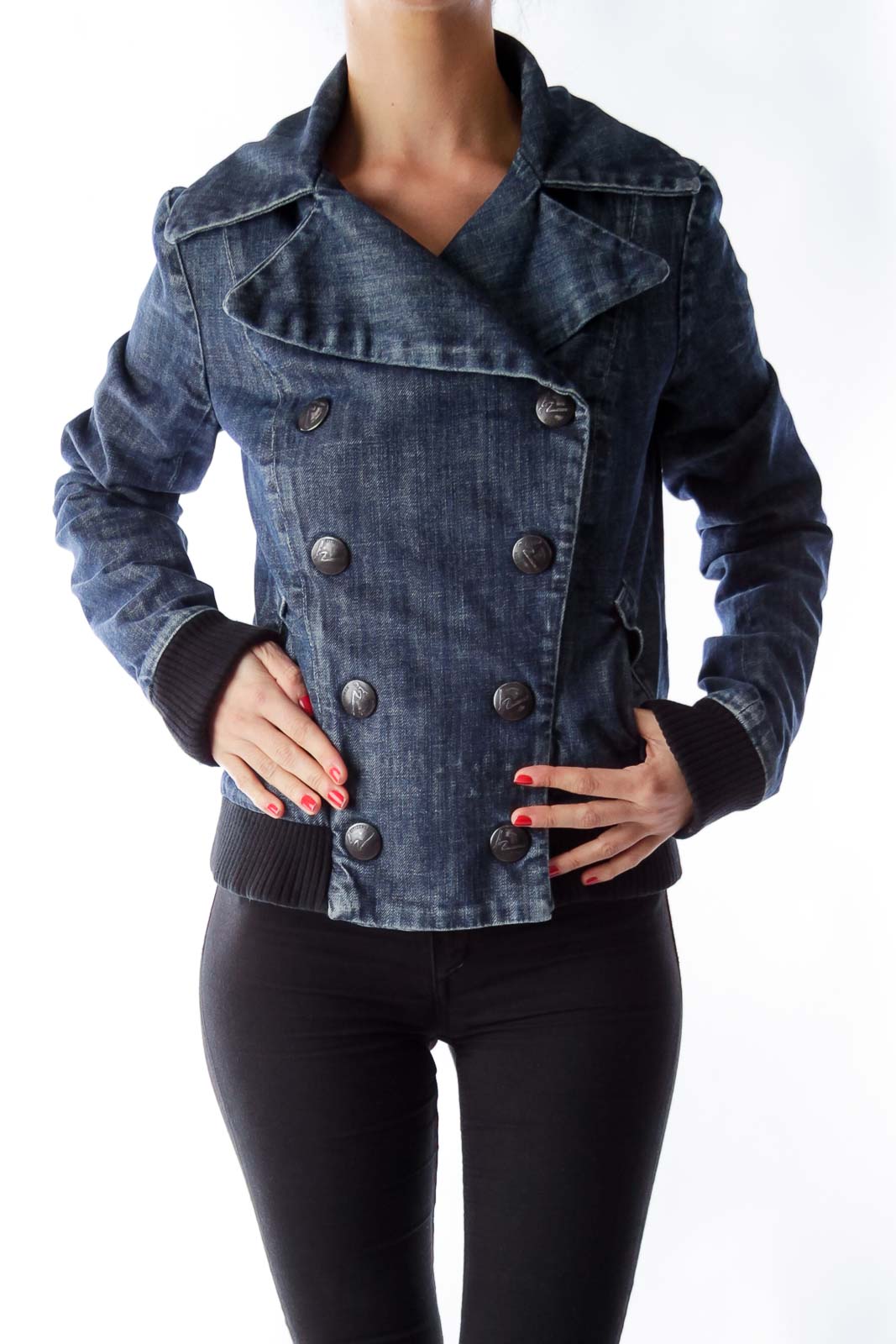 Citizens of Humanity - Blue Denim Jacket Cotton Polyurethane | SilkRoll