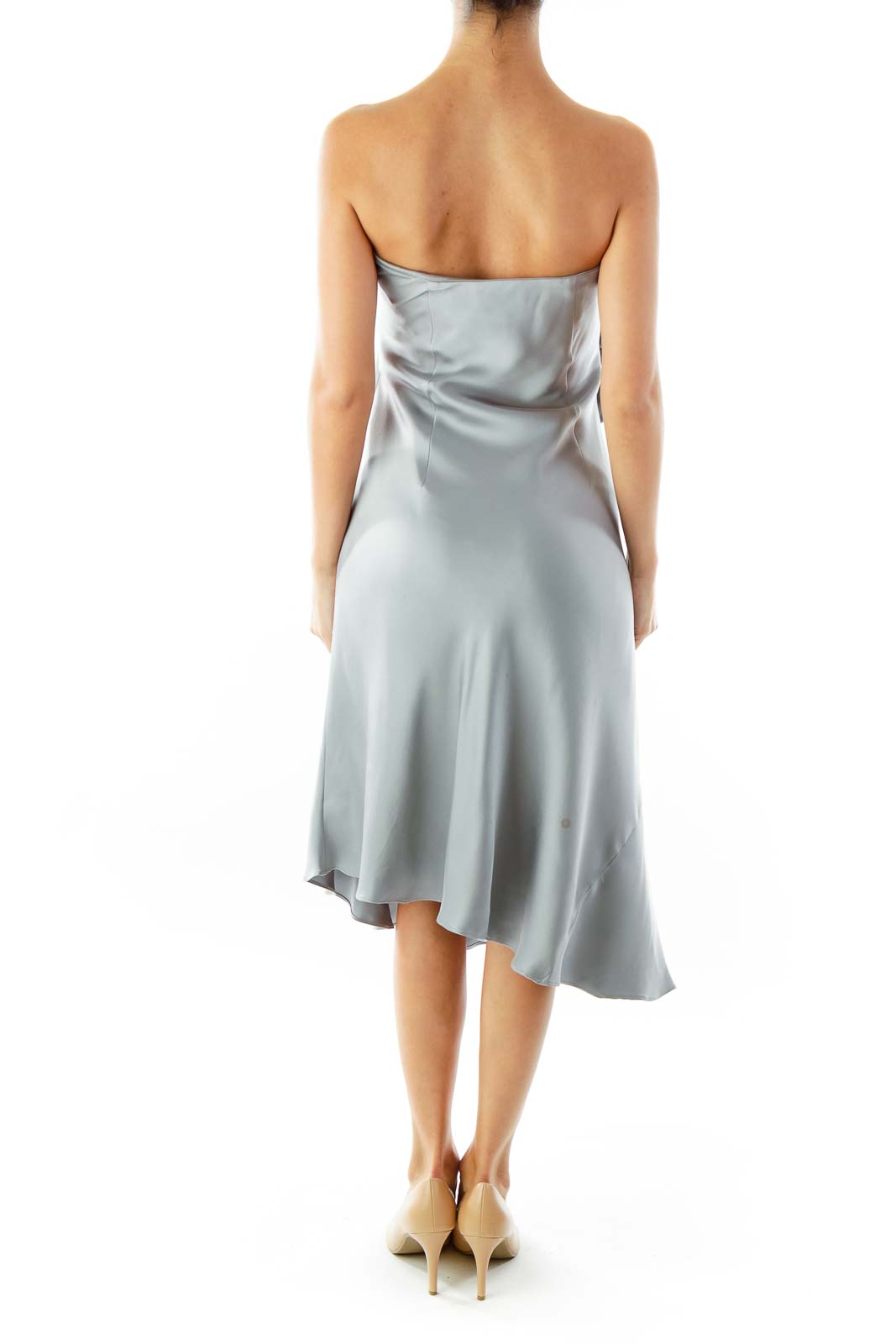 banana republic silver dress