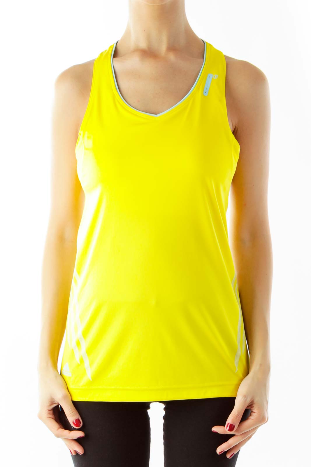 Yellow Sports Top Front