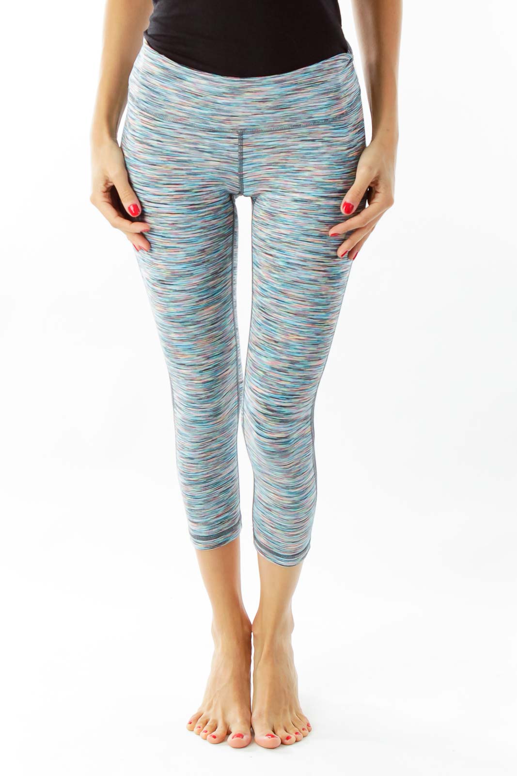 Multicolor Yoga Pants Front