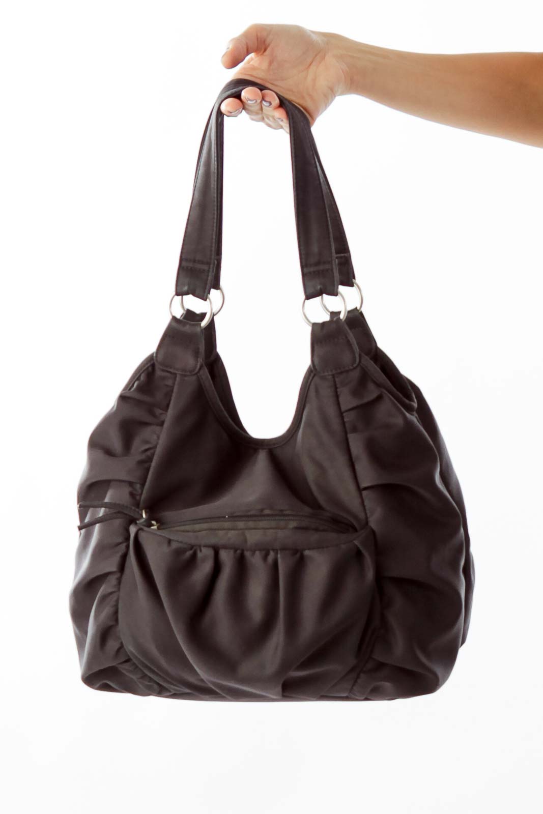 Black Shoulder Bag Front