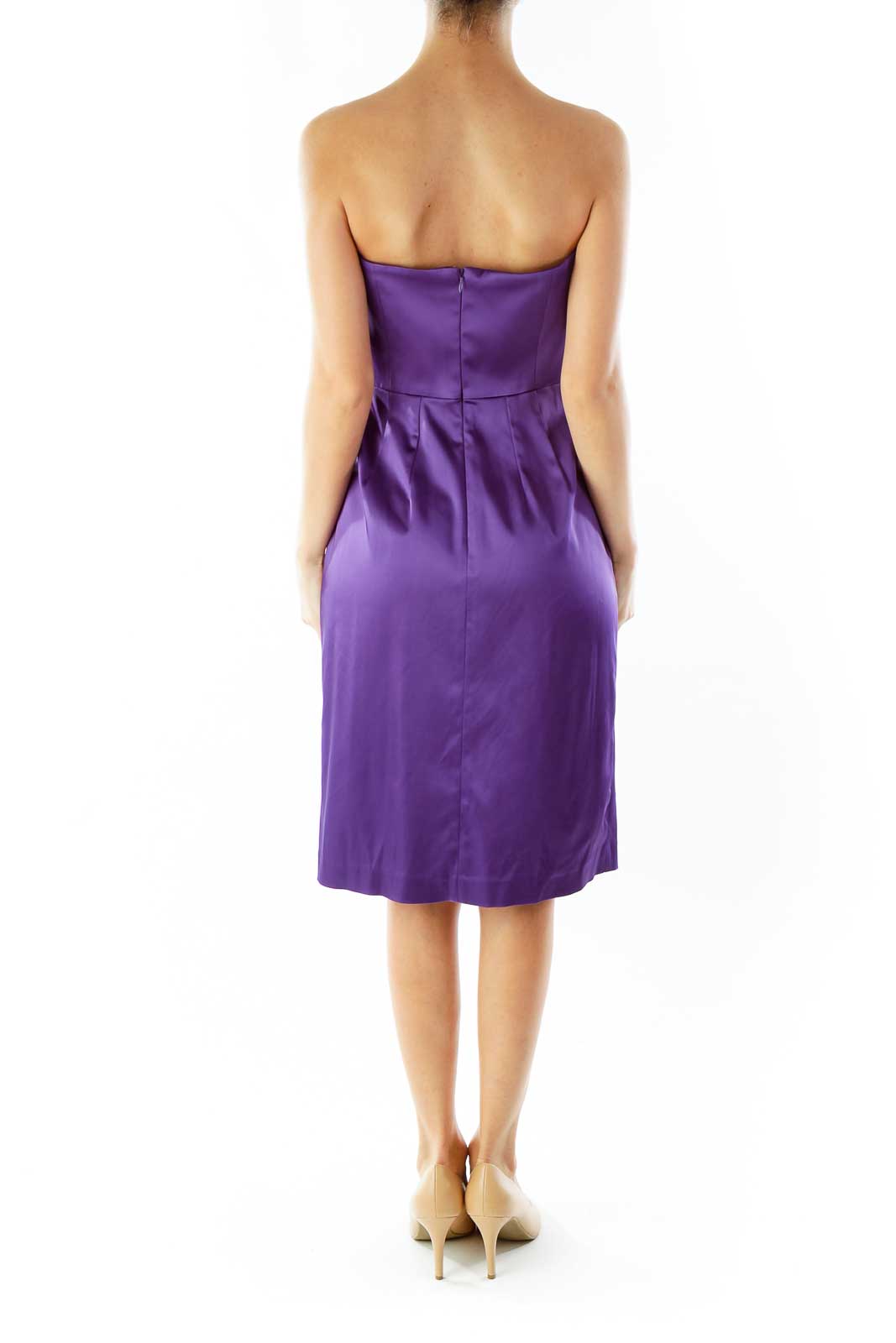 Calvin klein discount purple cocktail dress