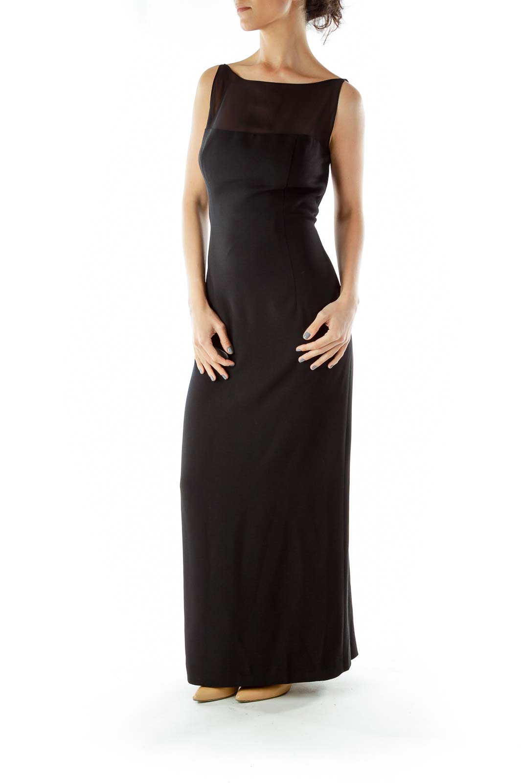 Nicole miller clearance long black dress