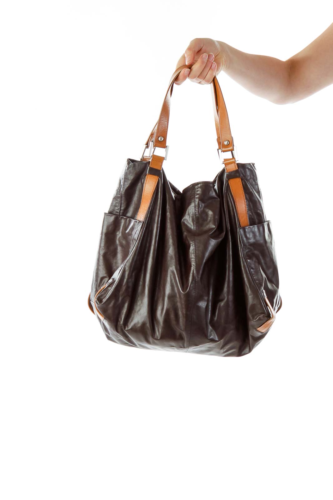Brown Tote Front