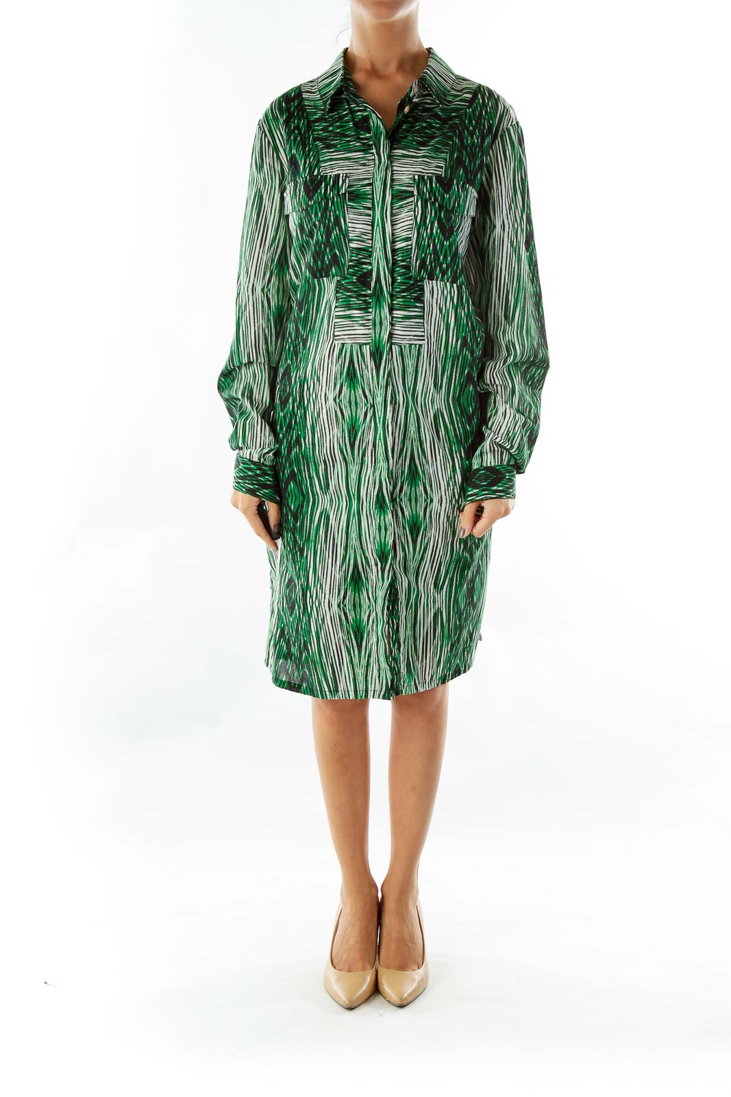 Derek lam green dress sale