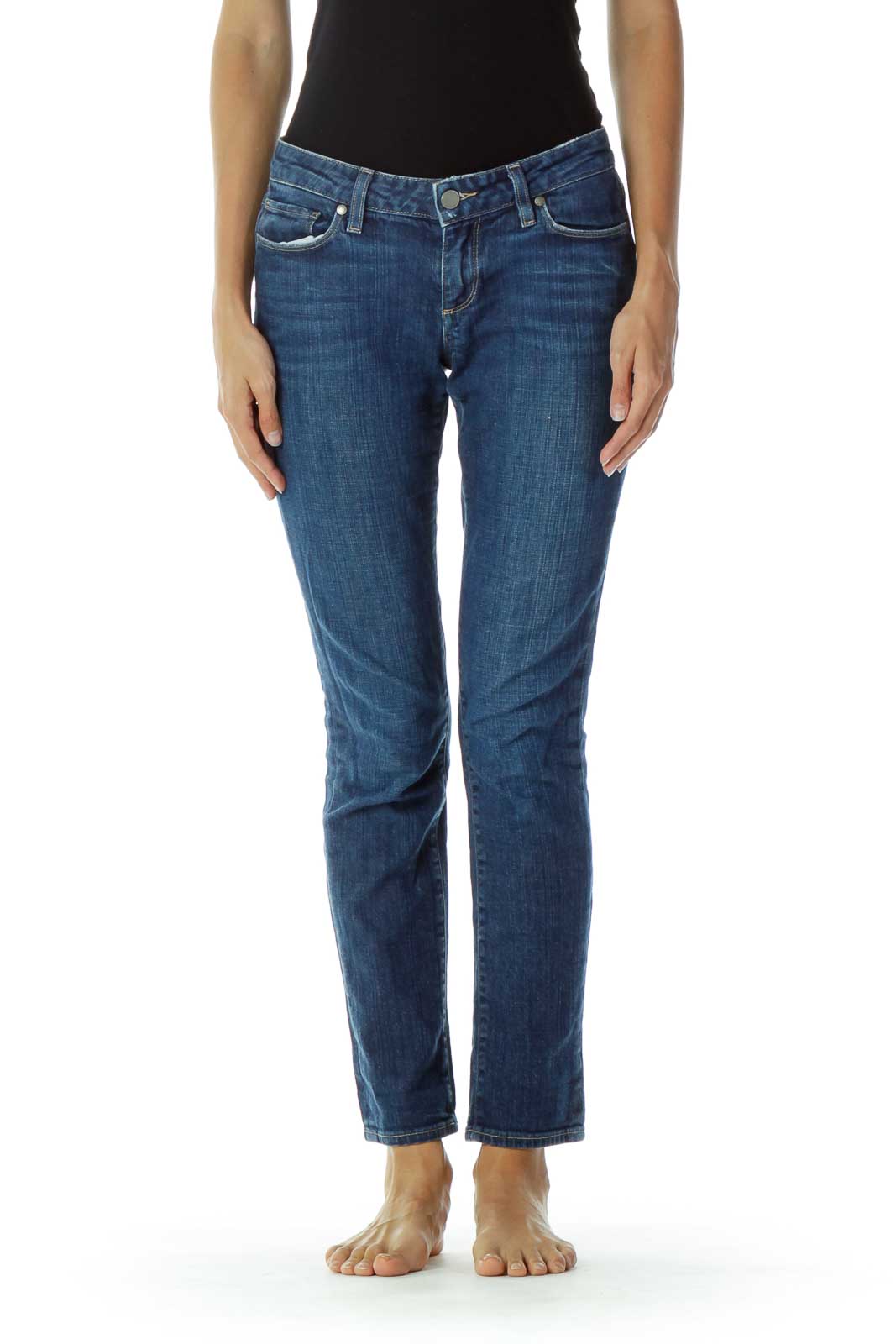 Straight-Leg Jeans Front