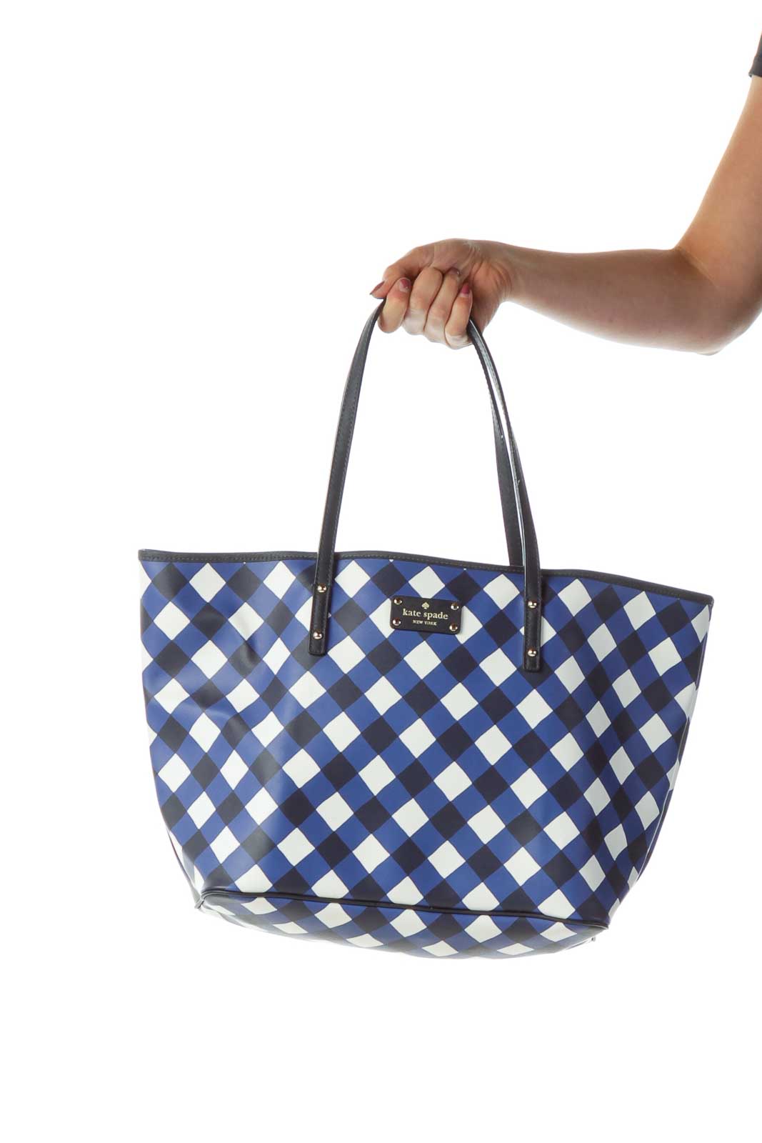 Kate Spade New York Geometric-Woven Tote Bag