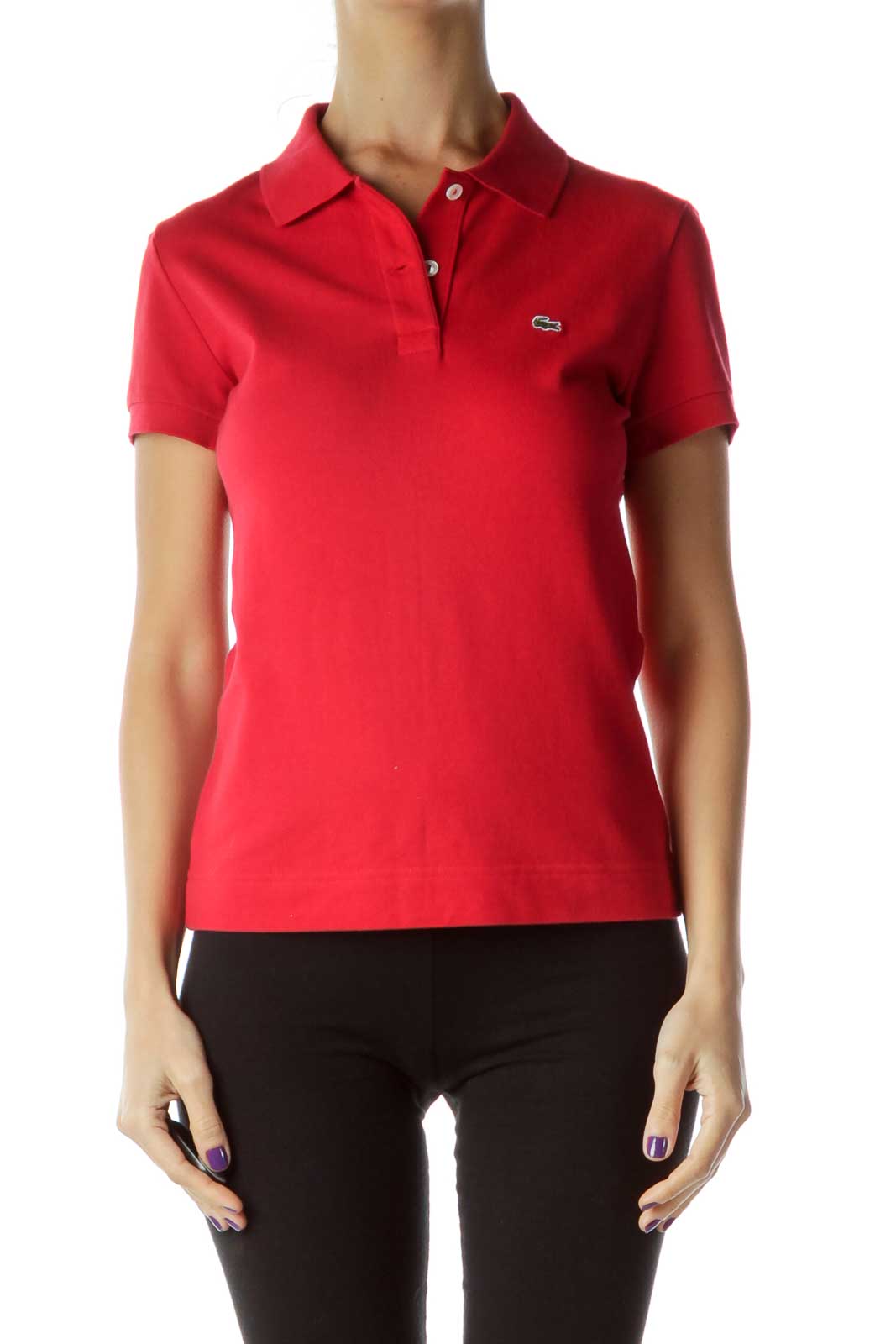 Red Polo Shirt Front