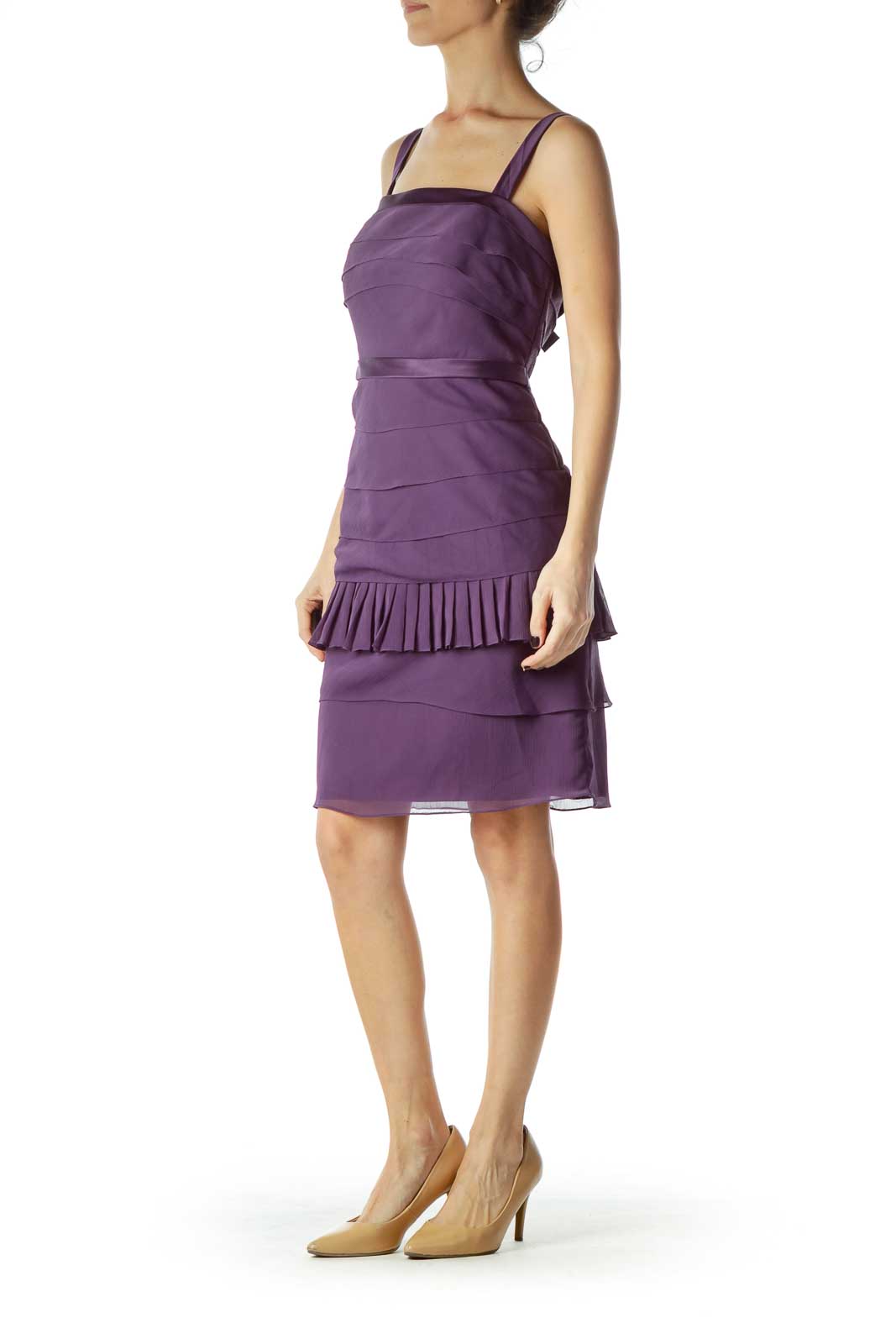 Vera Wang Purple Dress