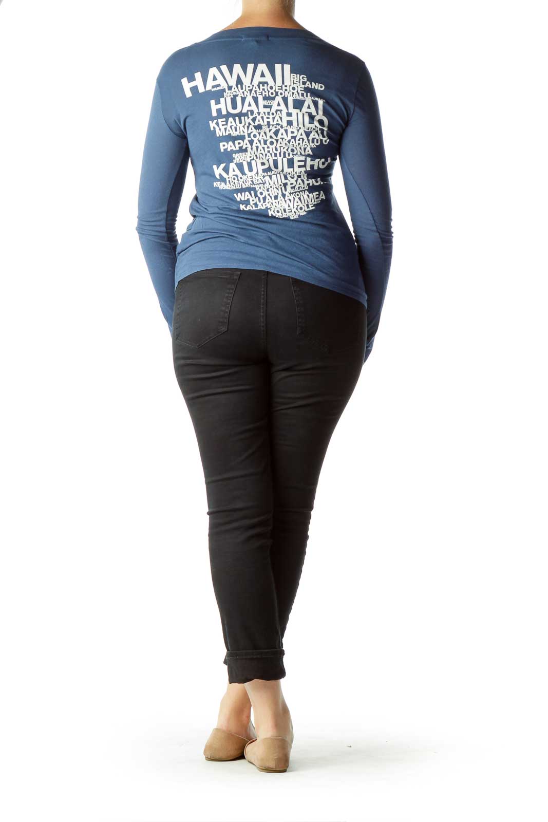 James Perse - Blue Long Sleeve T-Shirt 