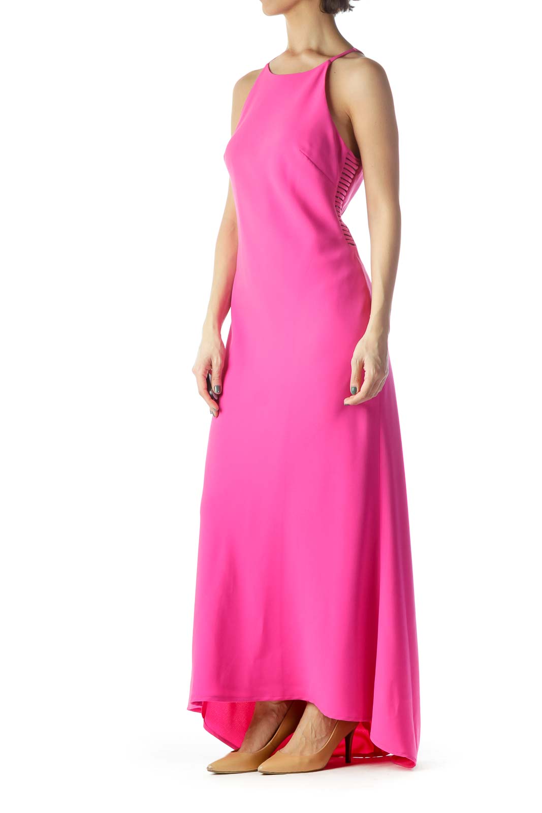 Calvin klein 2025 pink long dress