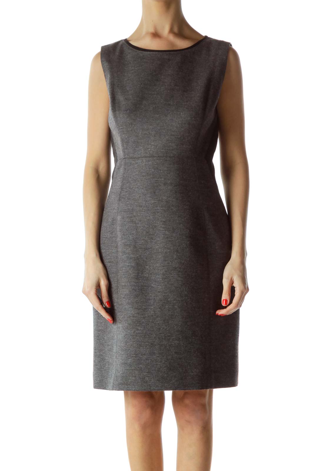 Tahari 2024 grey dress