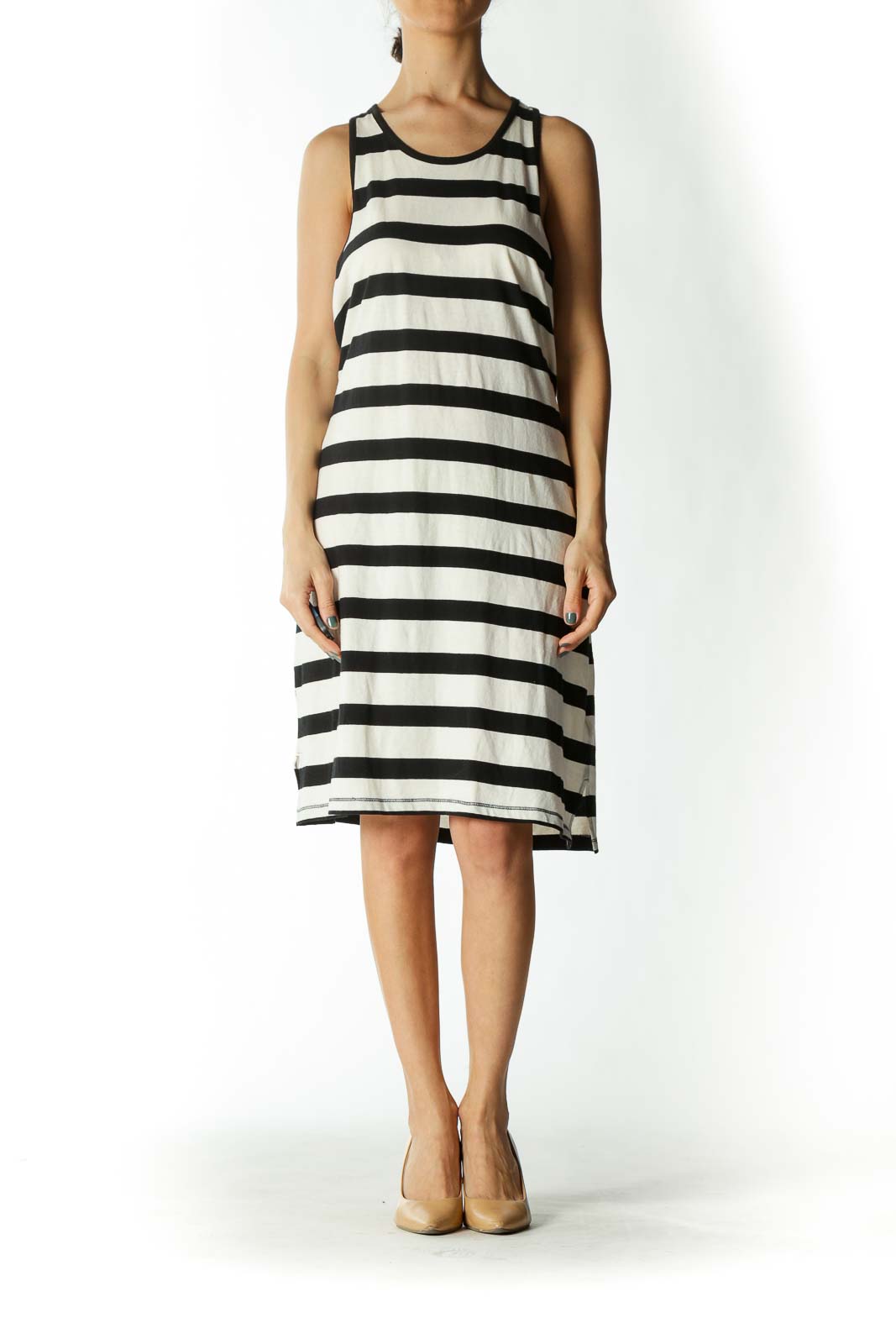 Black White Striped Tank Dress | Dresses Images 2022