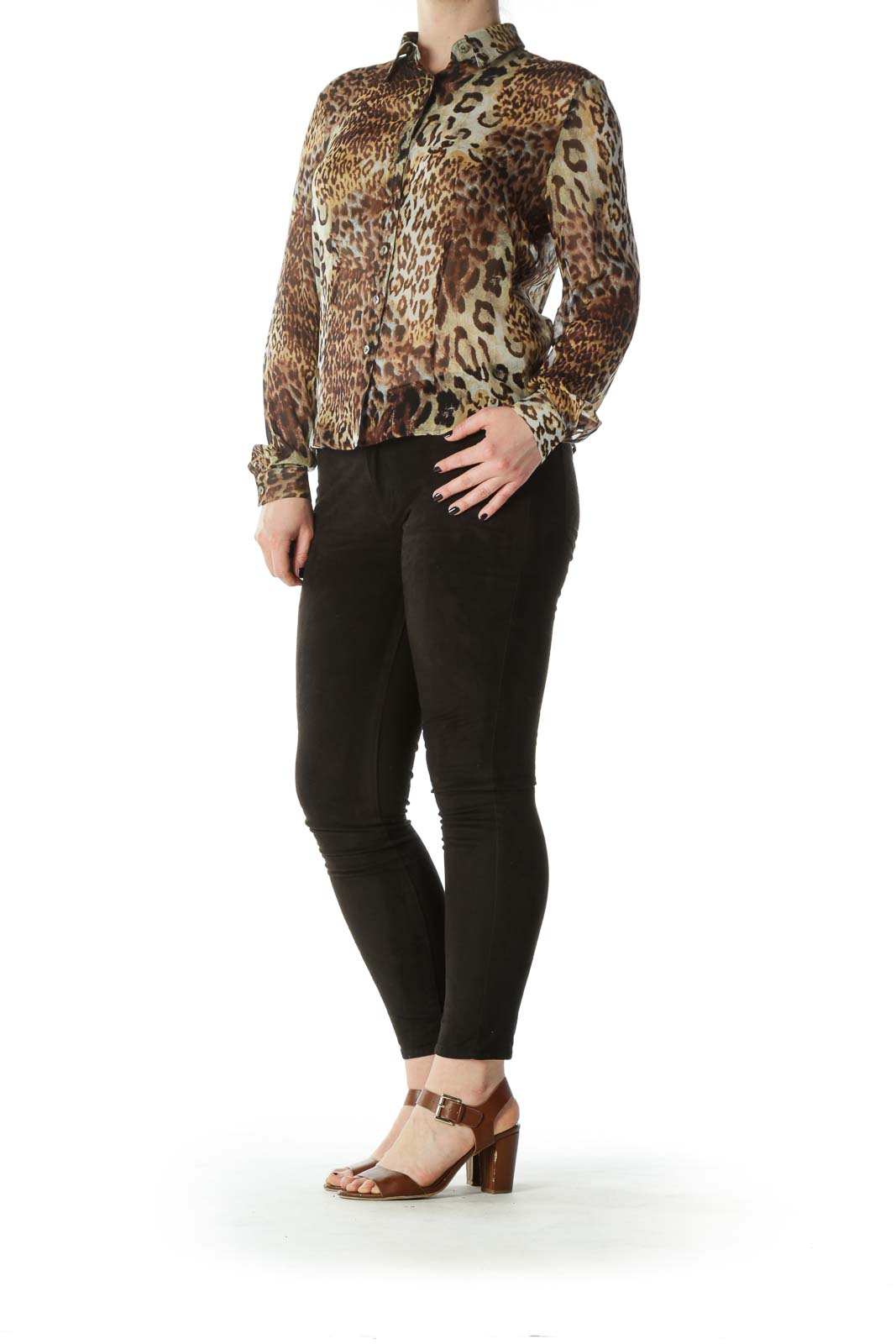 100% Silk See-Through Shirt Silk | SilkRoll