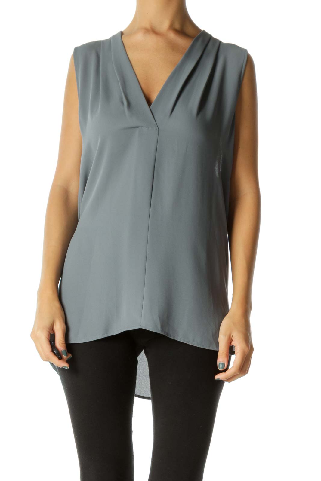 Vince Camuto Pleated Tank Top