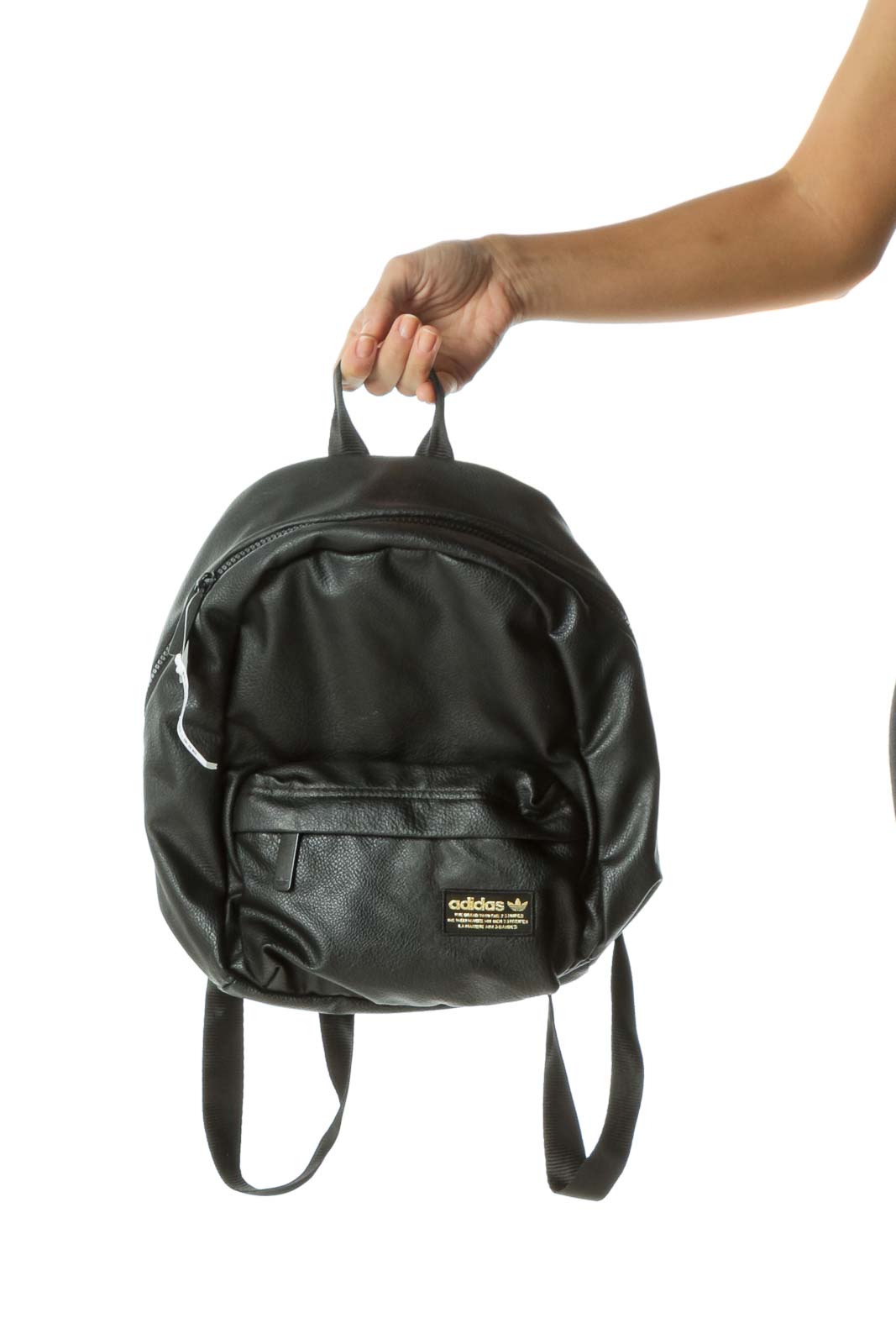 Black Small Backpack Front