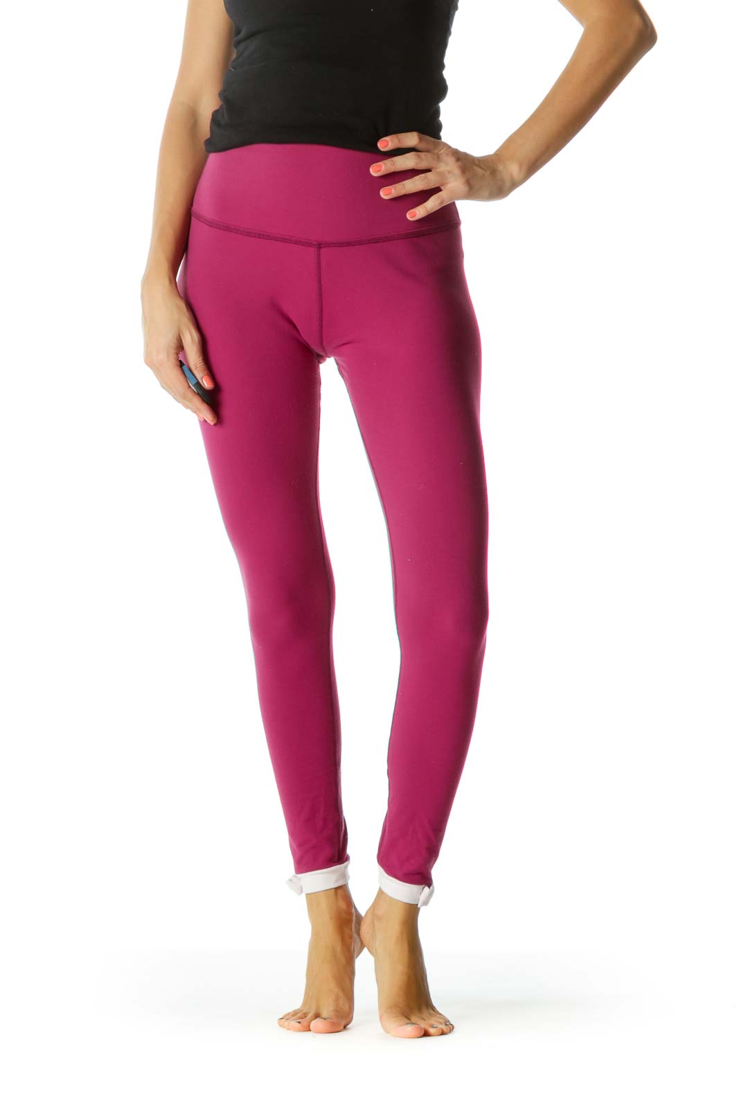 Kate Spade & Beyond Yoga - Magenta Pink Ankle-Bows Detail Yoga Pants ...