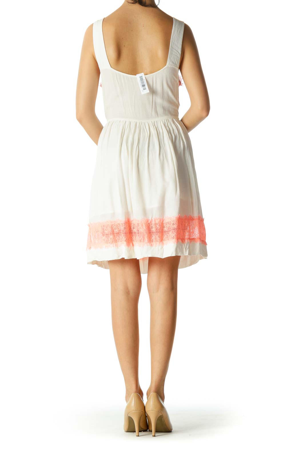 Free people cream outlet lace dress