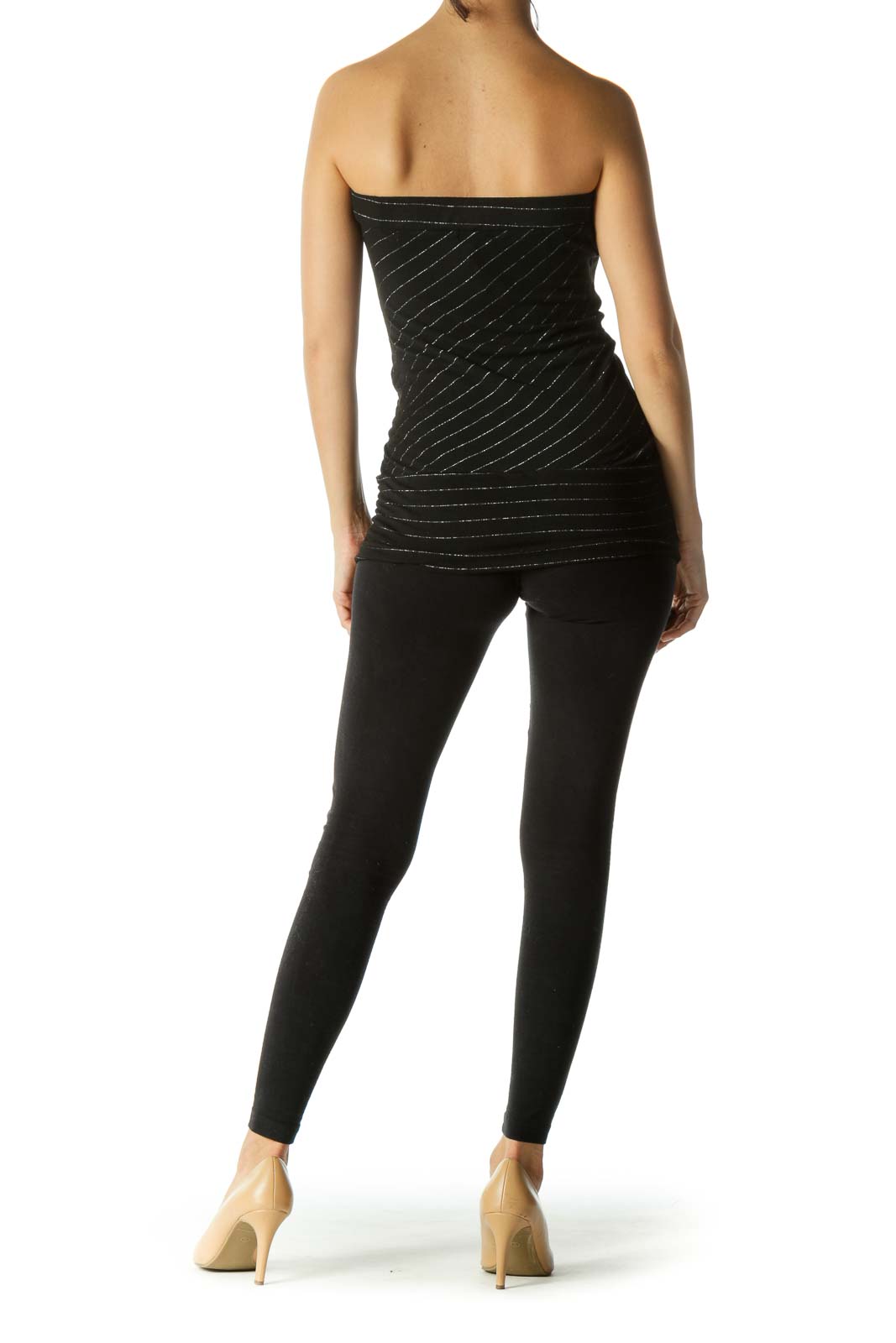 Full Tilt Checkered Sheer Tights - Black - One Size