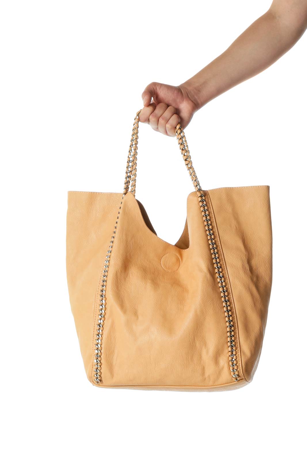 beige chain shoulder bag