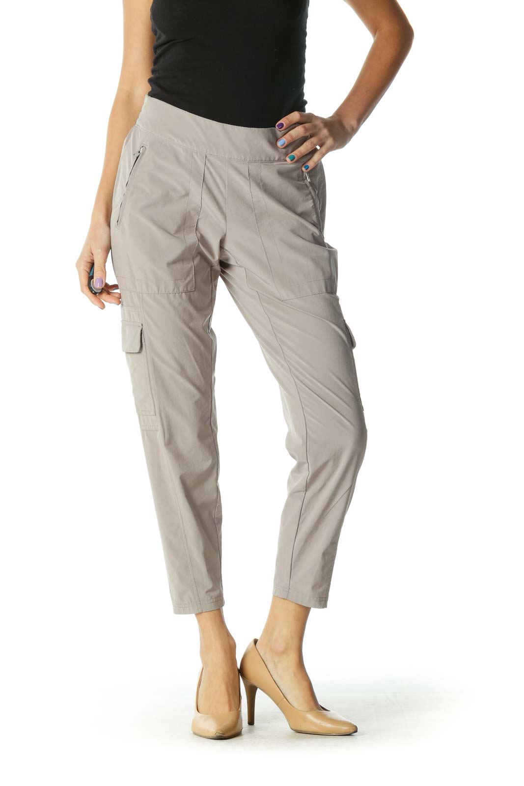 Brown Cargo Pants Front