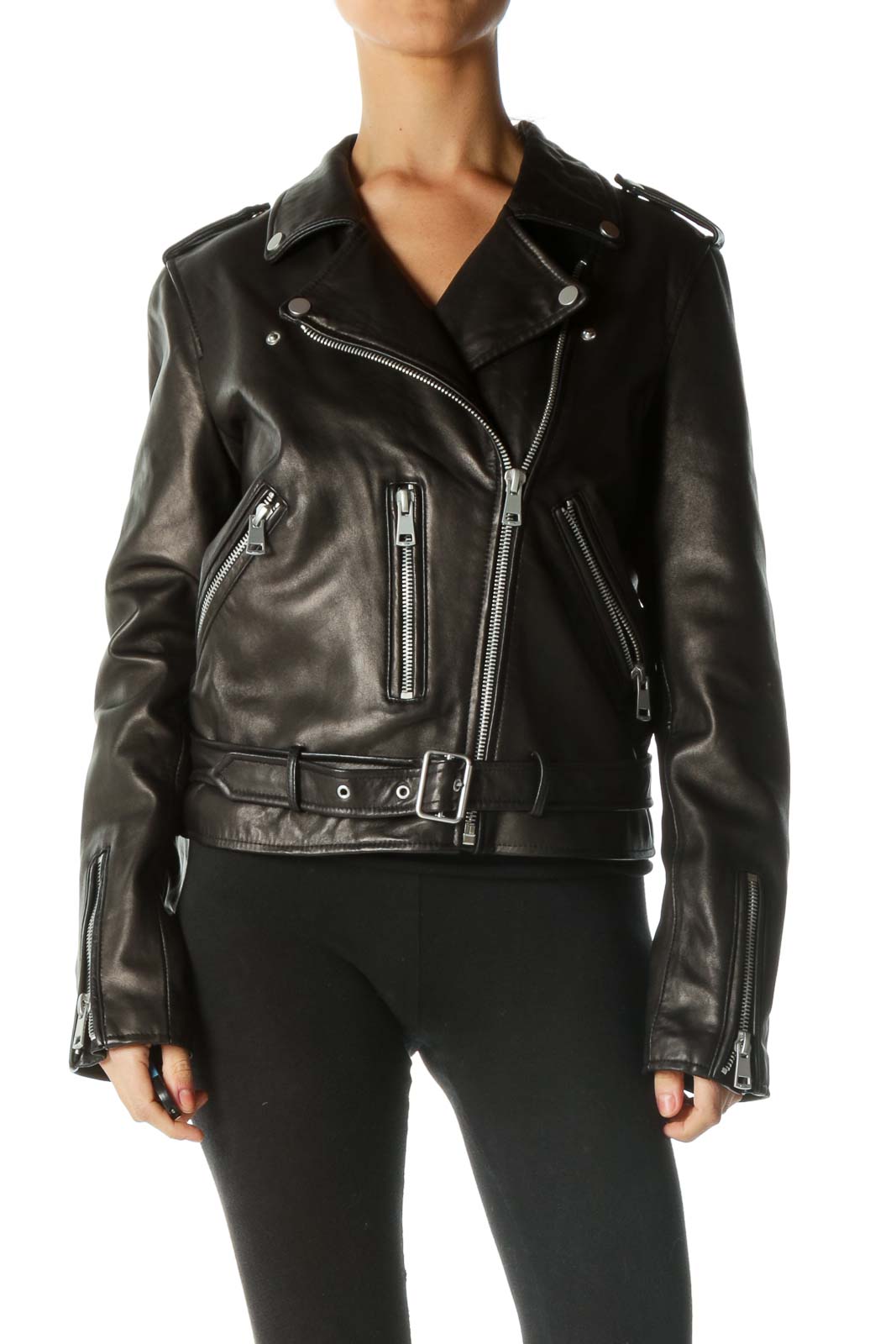 Belle vere shop leather jacket