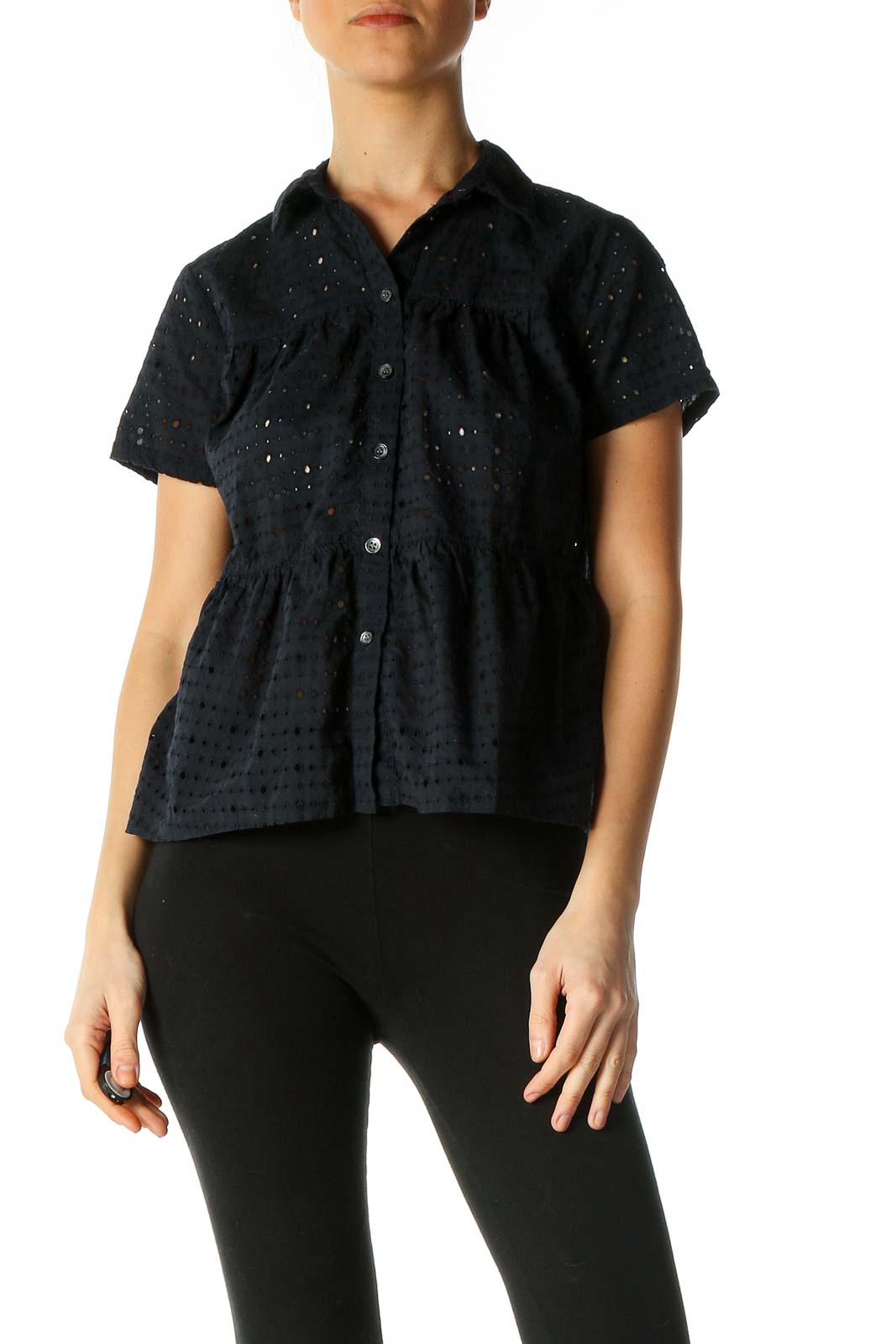 madewell eyelet shirt