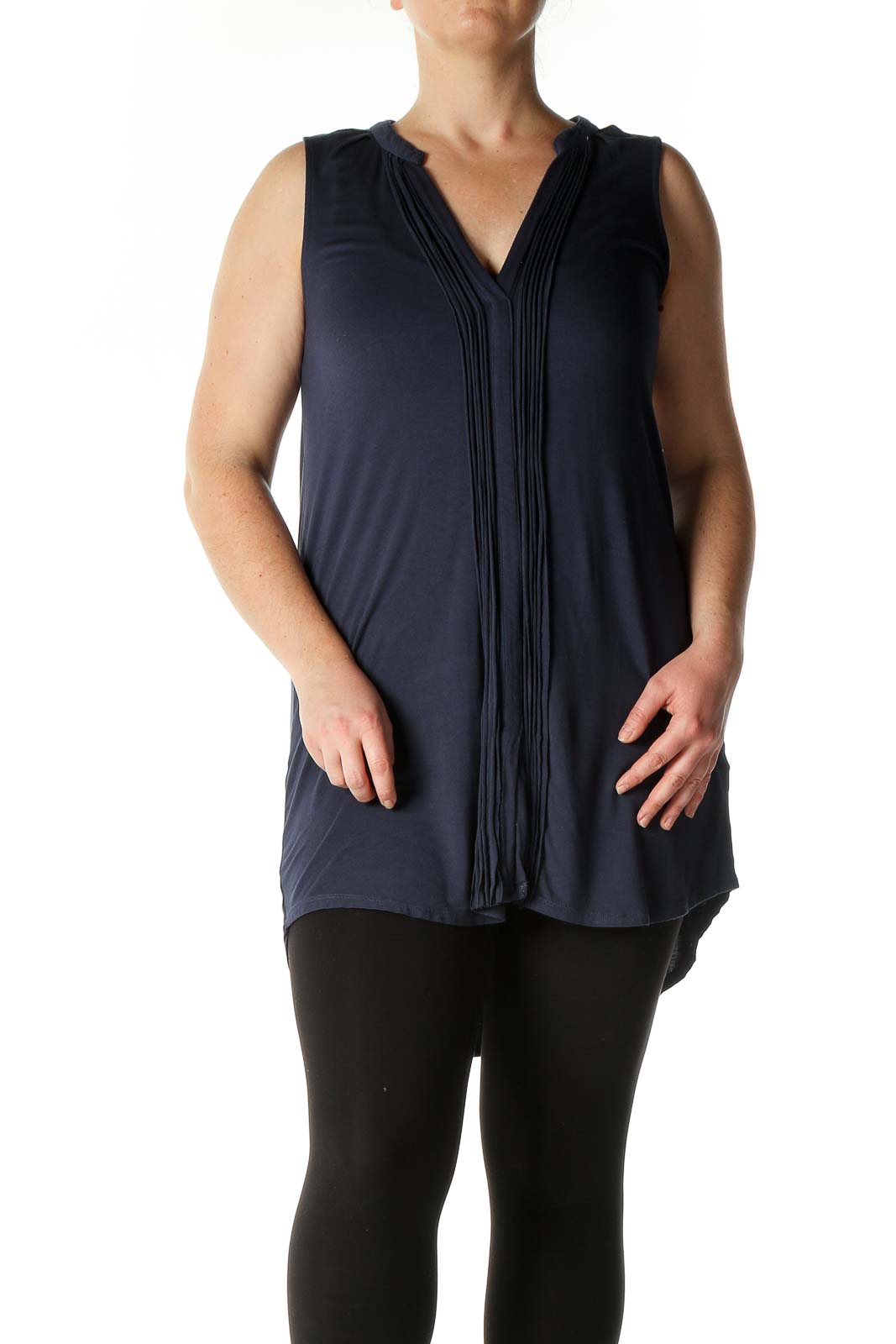 Blue Tunic Top Front