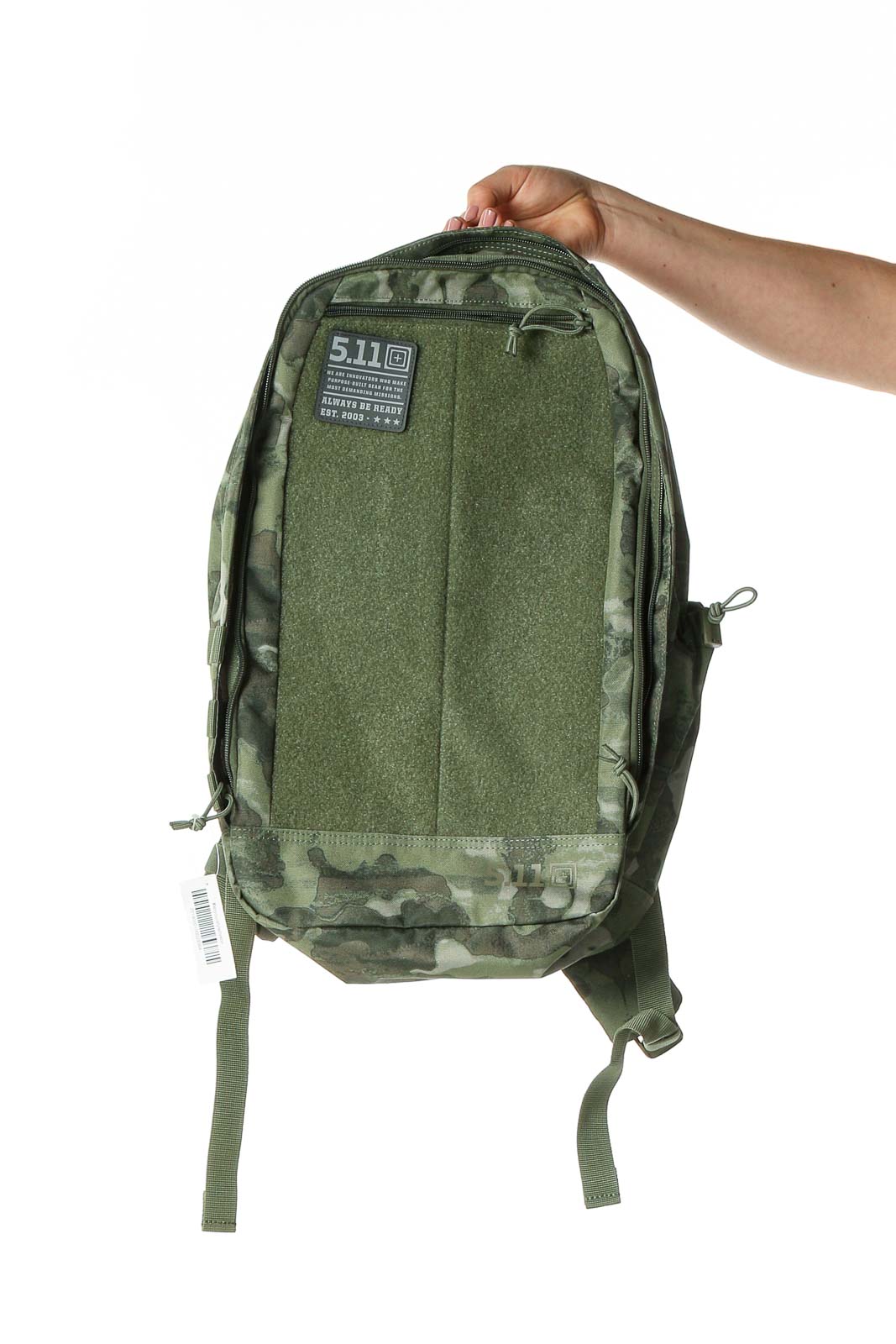 Green Backpack Front
