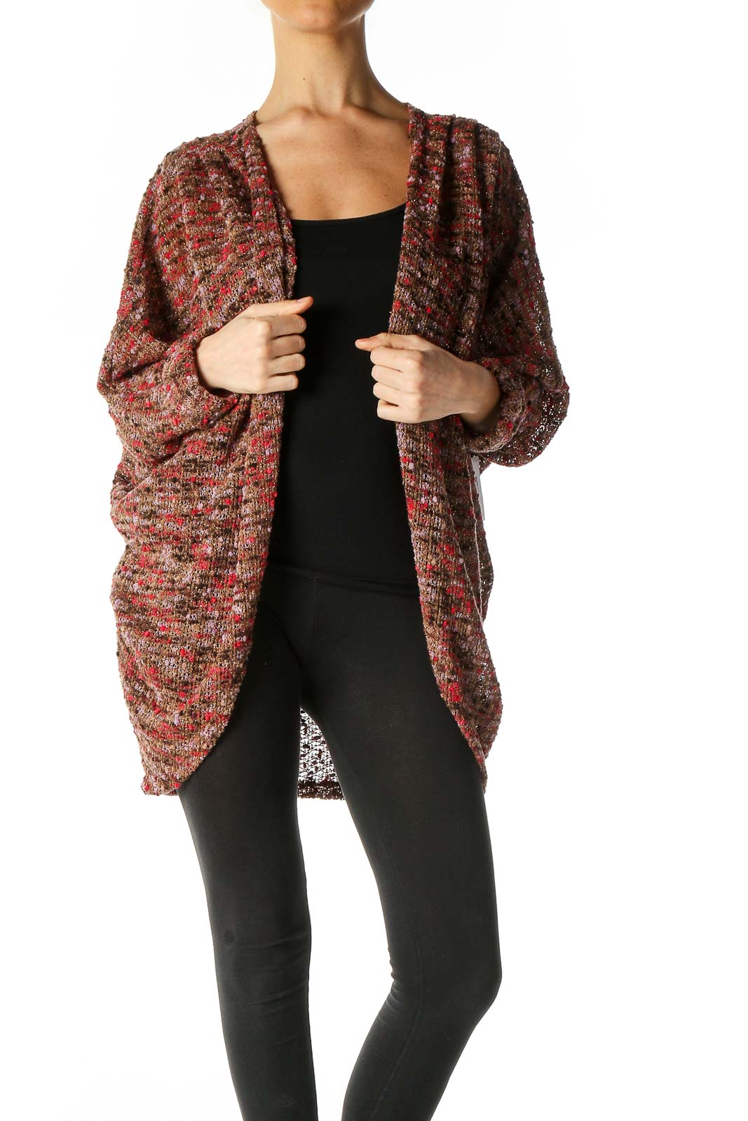 Brown Cardigan Front