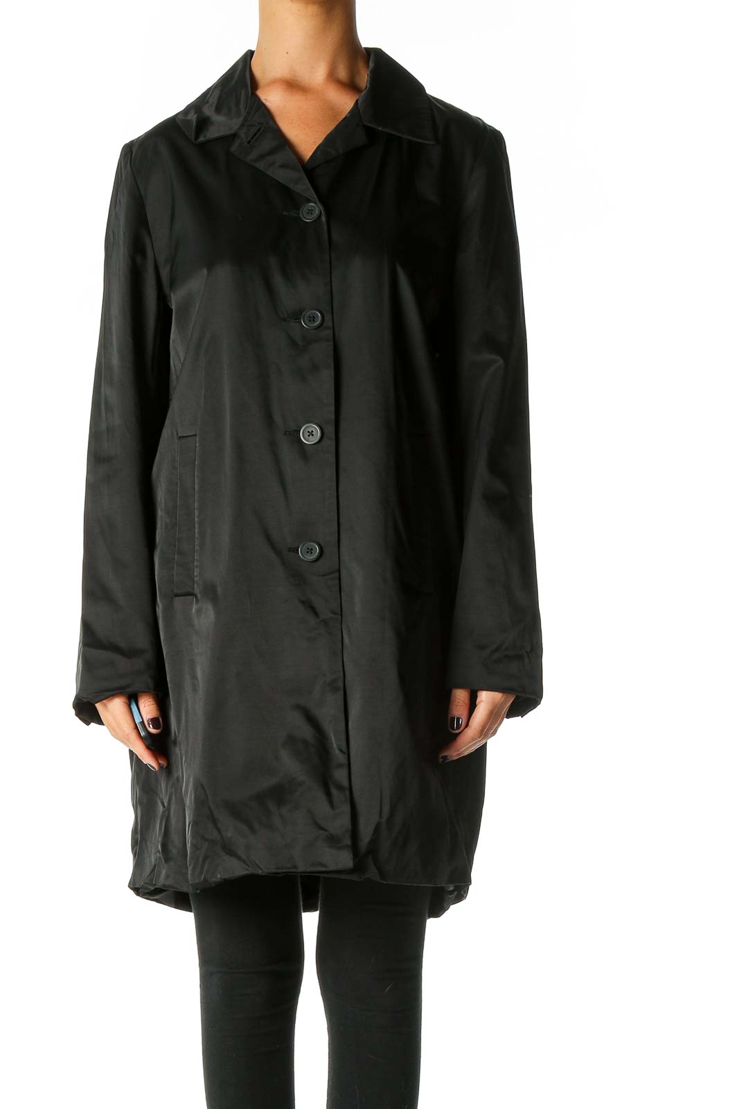 Black Overcoat Front