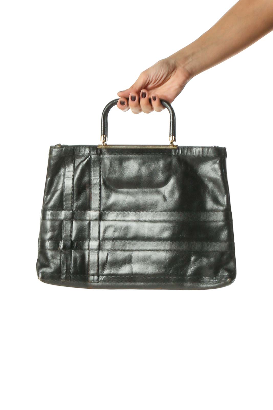 Black Handbag Front