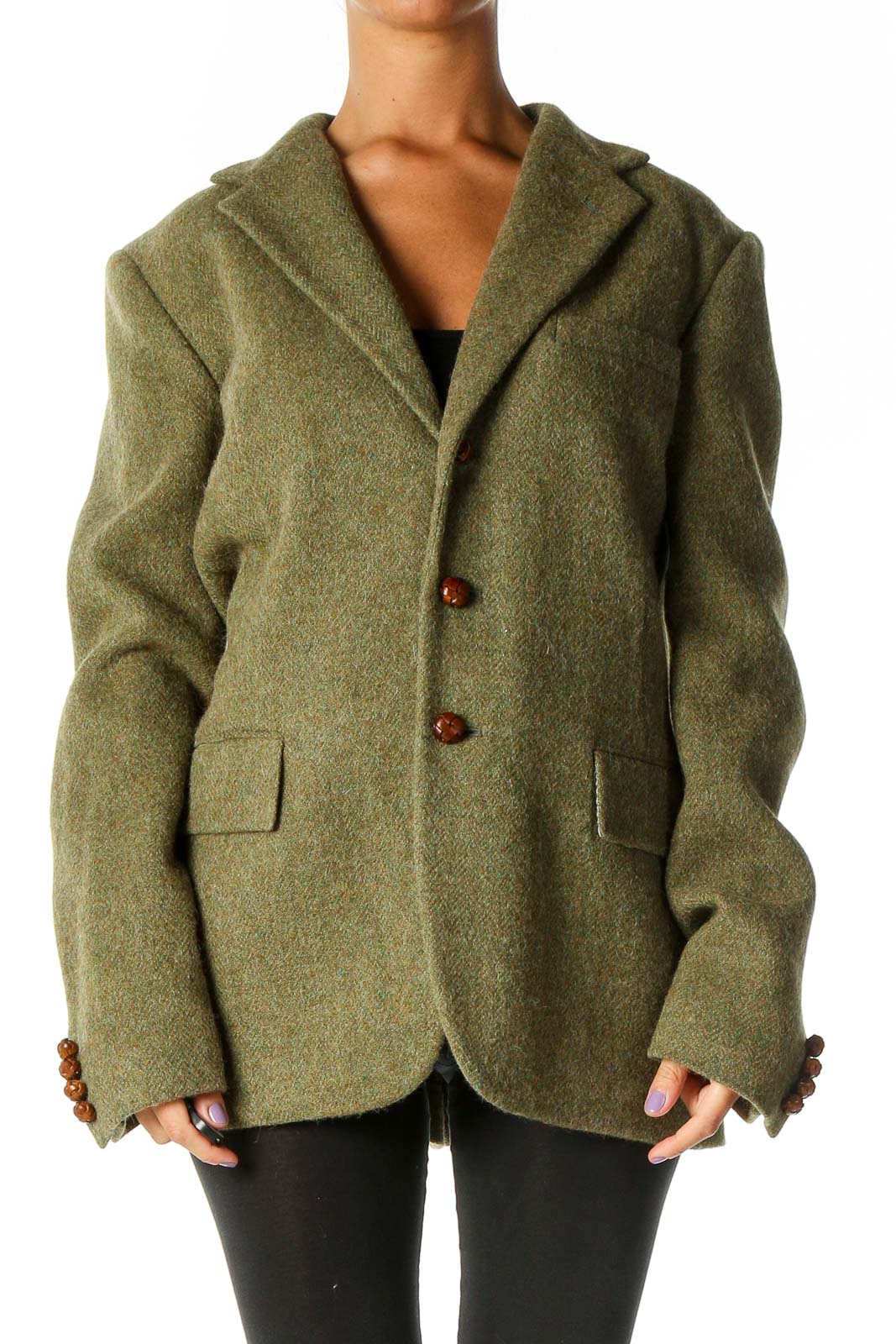 Green Overcoat Front