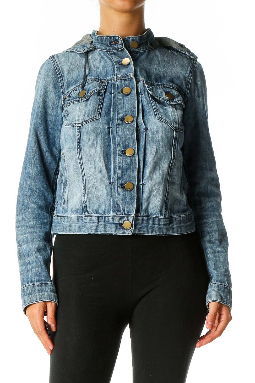 Blue Denim Jacket Front