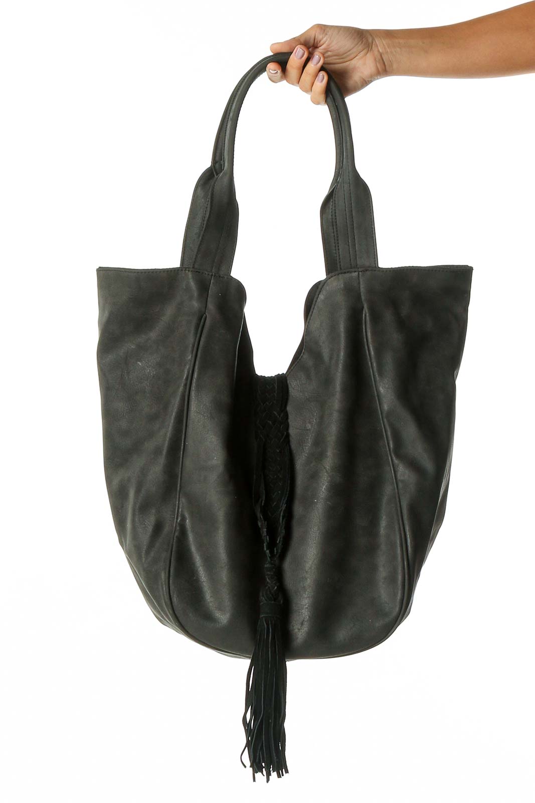 Black Tote Bag Front