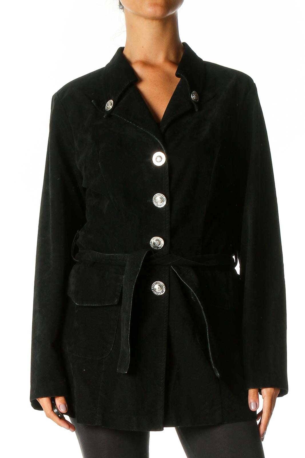 Black Overcoat Front