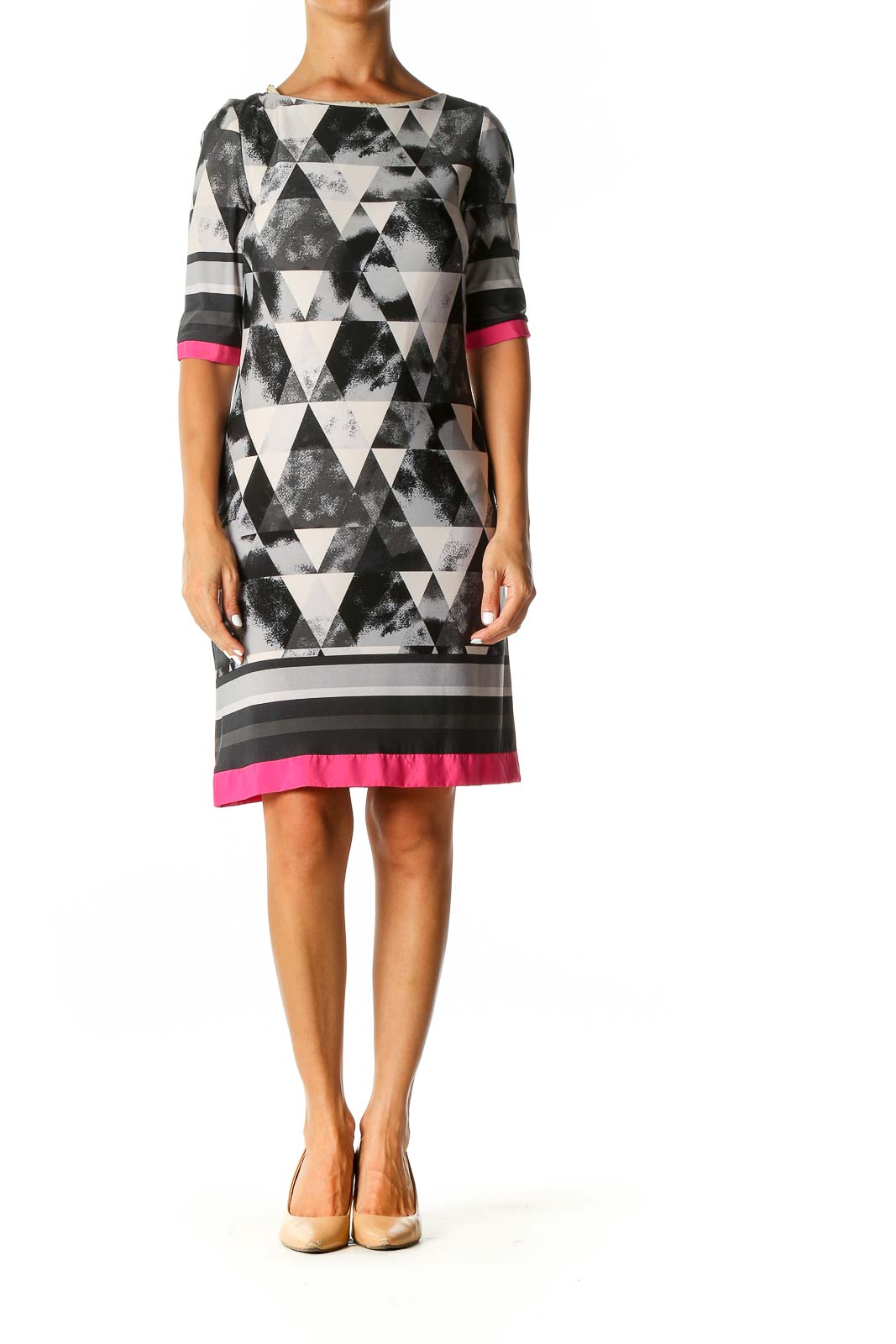 Eliza j clearance geo print dress