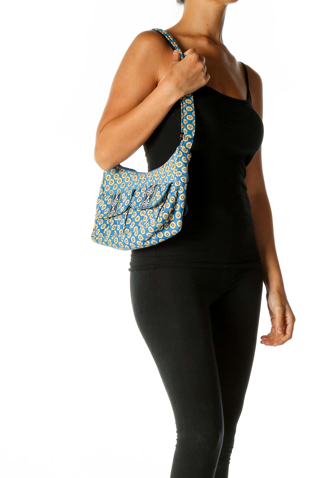 SilkRoll Blue Shoulder Bag