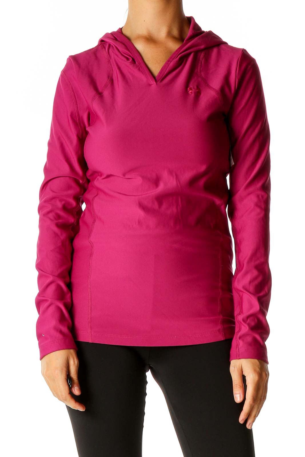 Under Armour - Pink Activewear Jacket Polyester Elastane | SilkRoll