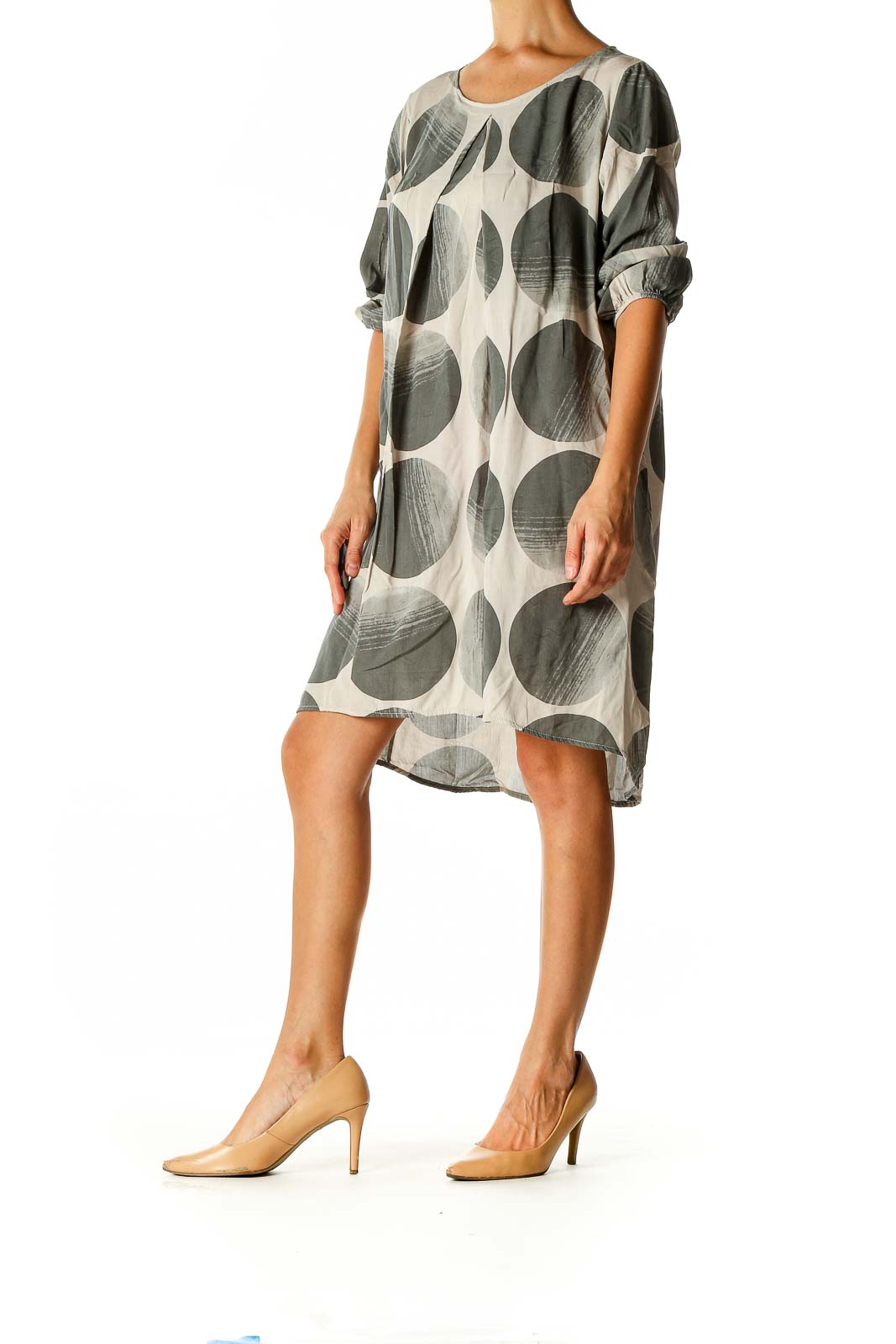 la fee maraboutee Gray Shift Dress Viscose SilkRoll