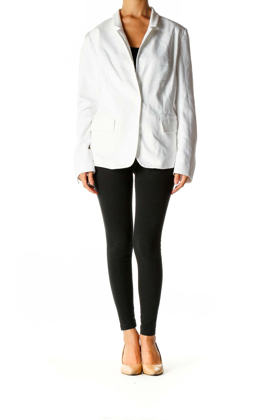 Lane bryant white on sale blazer