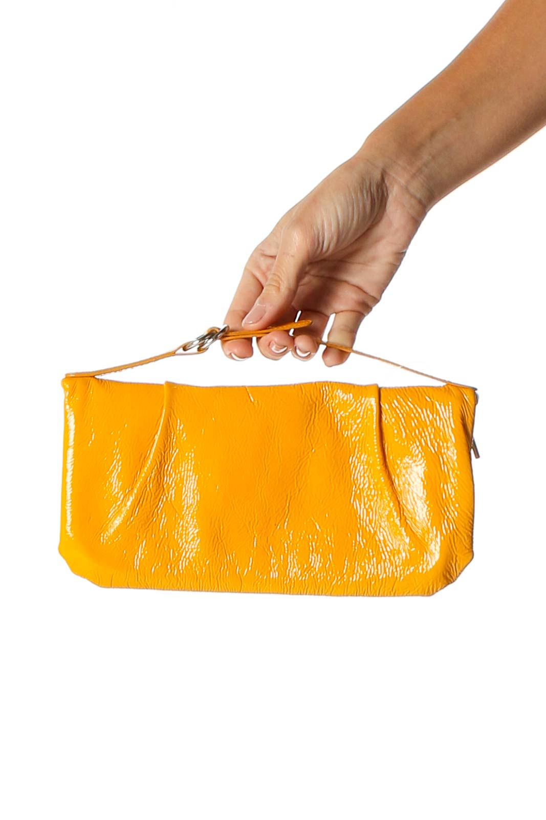 Orange Clutch Bag Front