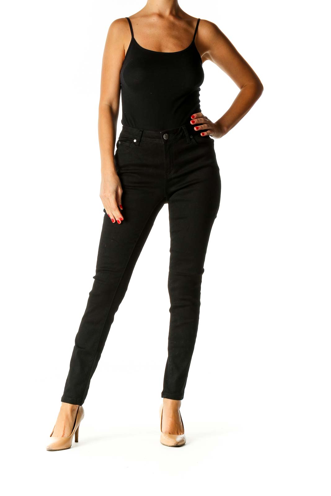 Simply Vera Vera Wang Bootcut Black Pull On Dress Pants Size XS
