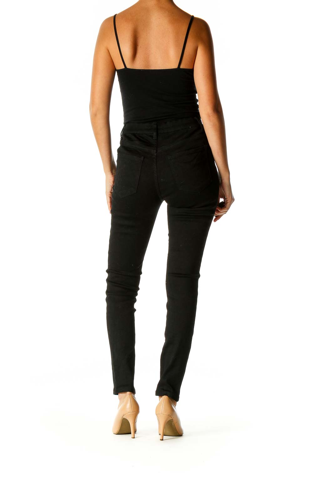 Simply Vera Vera Wang - Black Skinny Jeans Polyester Cotton Spandex