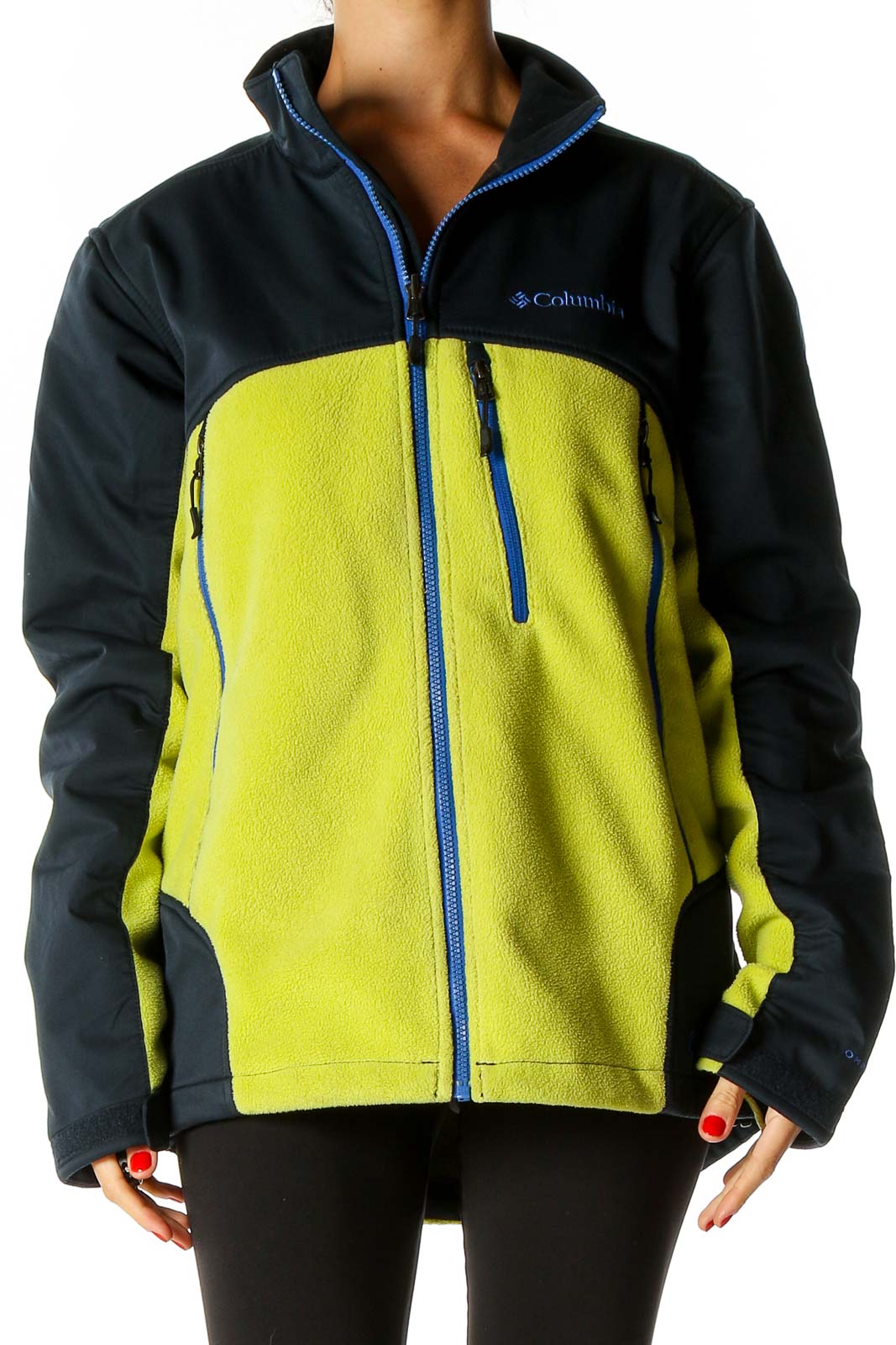 Yellow Windbreaker Jacket Front