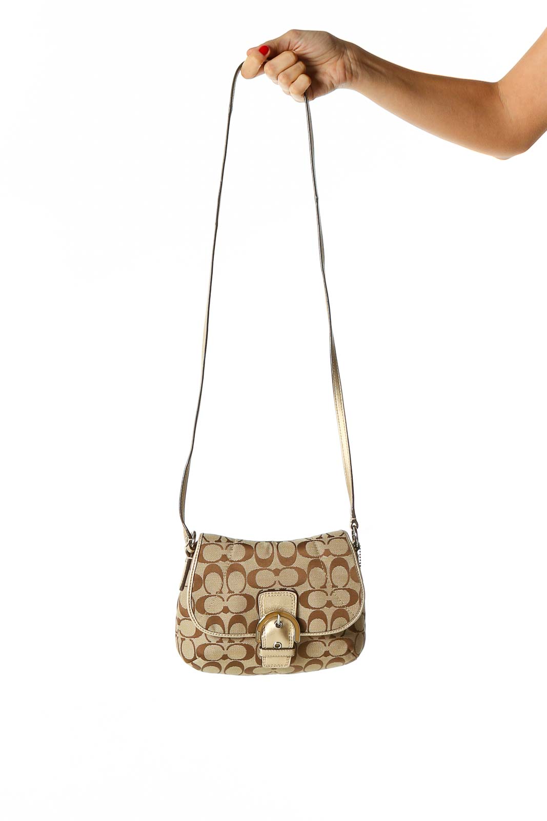 Coach Brown Crossbody Bag Unknown SilkRoll
