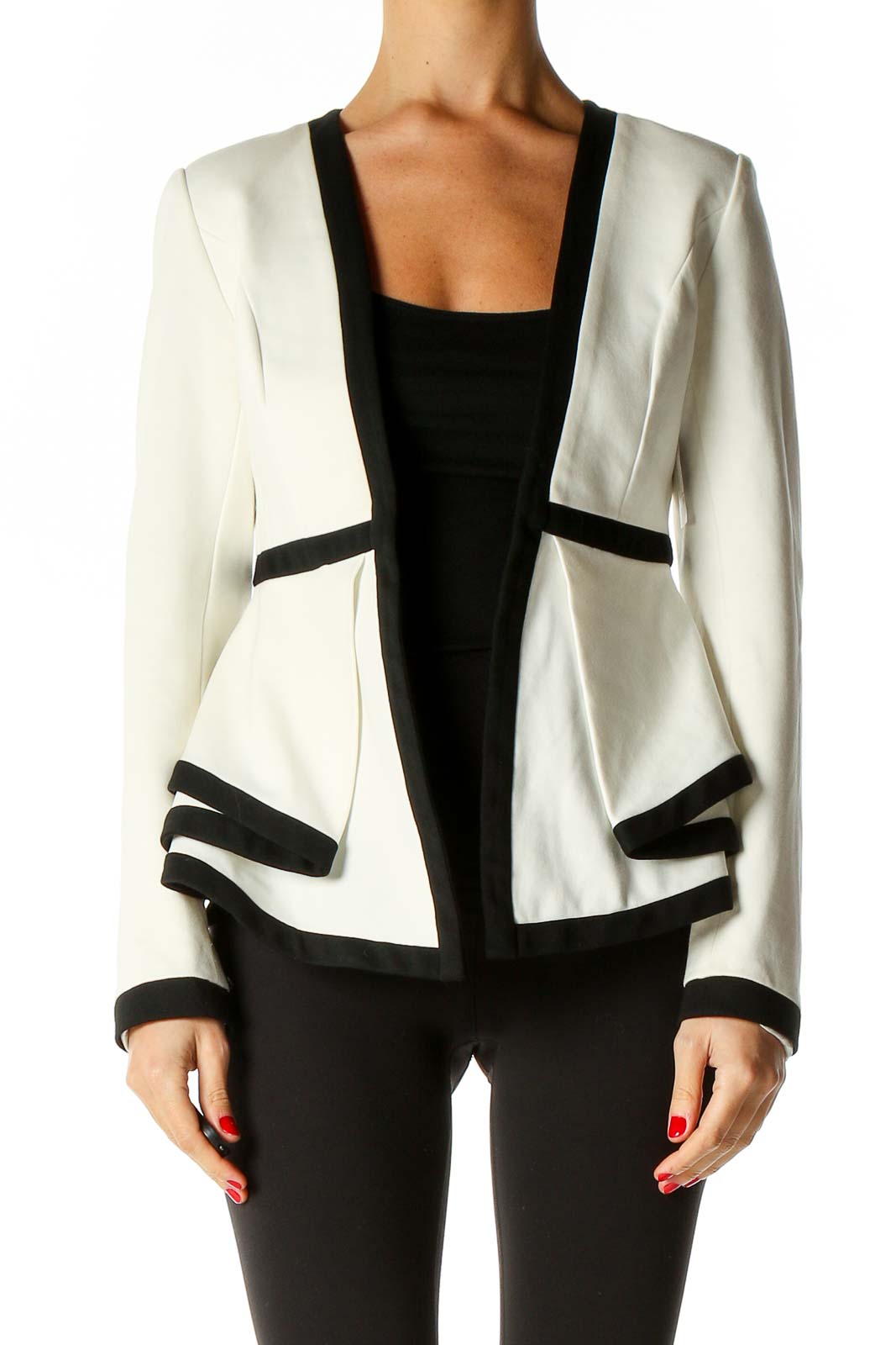 White Blazer Front