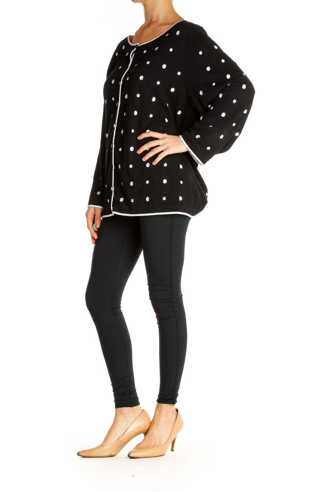 Talbots polka dot outlet sweater